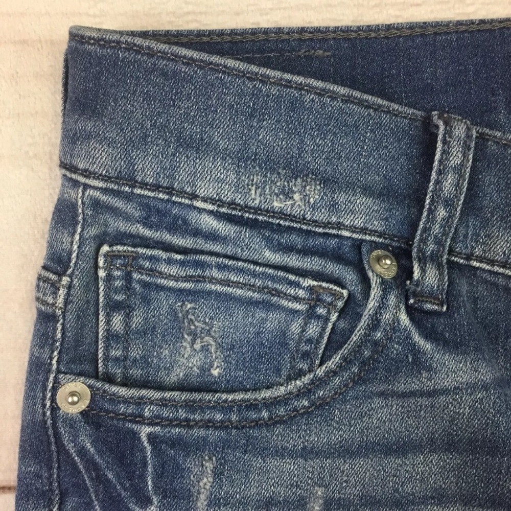 Express Stretch Performance Ankle Distressed Jeans - image 8